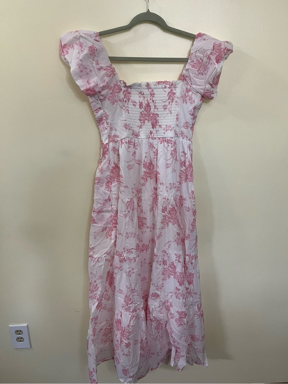 NEW Altar’d State White & Pink Floral Maxi Dress Size Small & Large Available - Picture 6 of 10